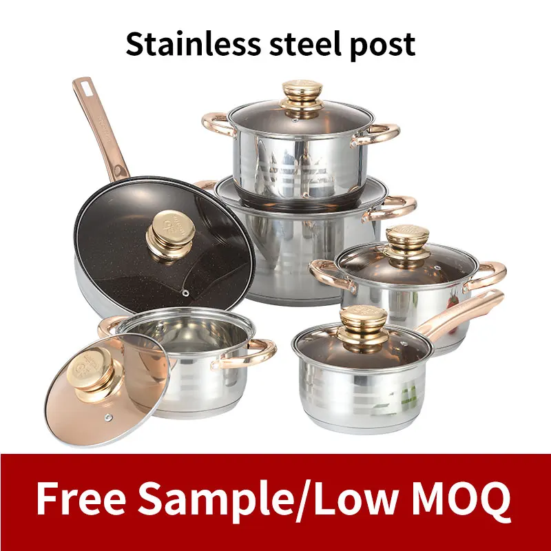 Factory Best Quality Sustainable Pots And Pans Kitchen Stainless Steel