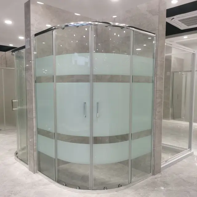 Corner Bath Shower Cabins Portable Glass Shower Room