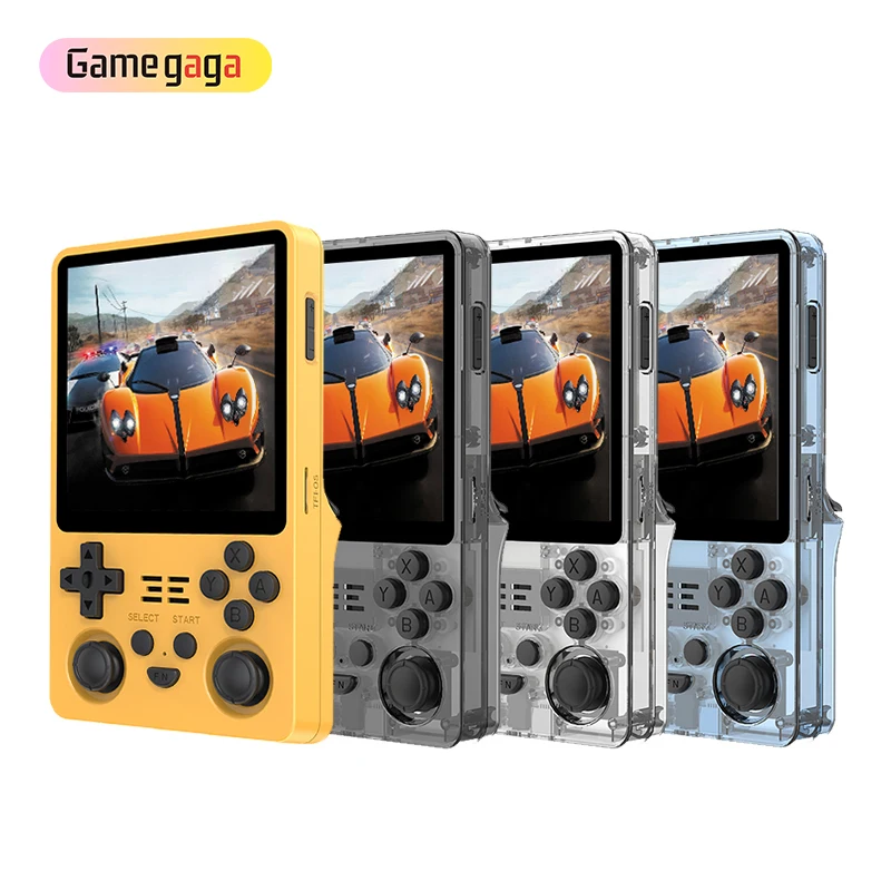 Yo Powkiddy RGB20SX Handheld Game Console 4 Inch Screen Retro 10000 Games TV Output Video Gaming Console RGB20S