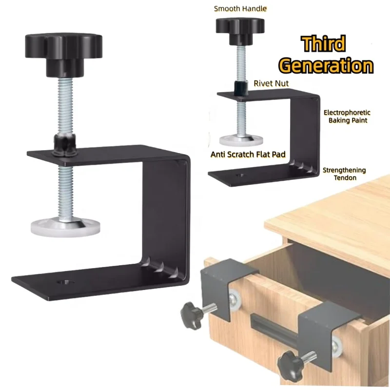 Drawer Fixing Clamp Smooth Mounting Clip Auxiliary Installation Cold Rolled Steel Tool