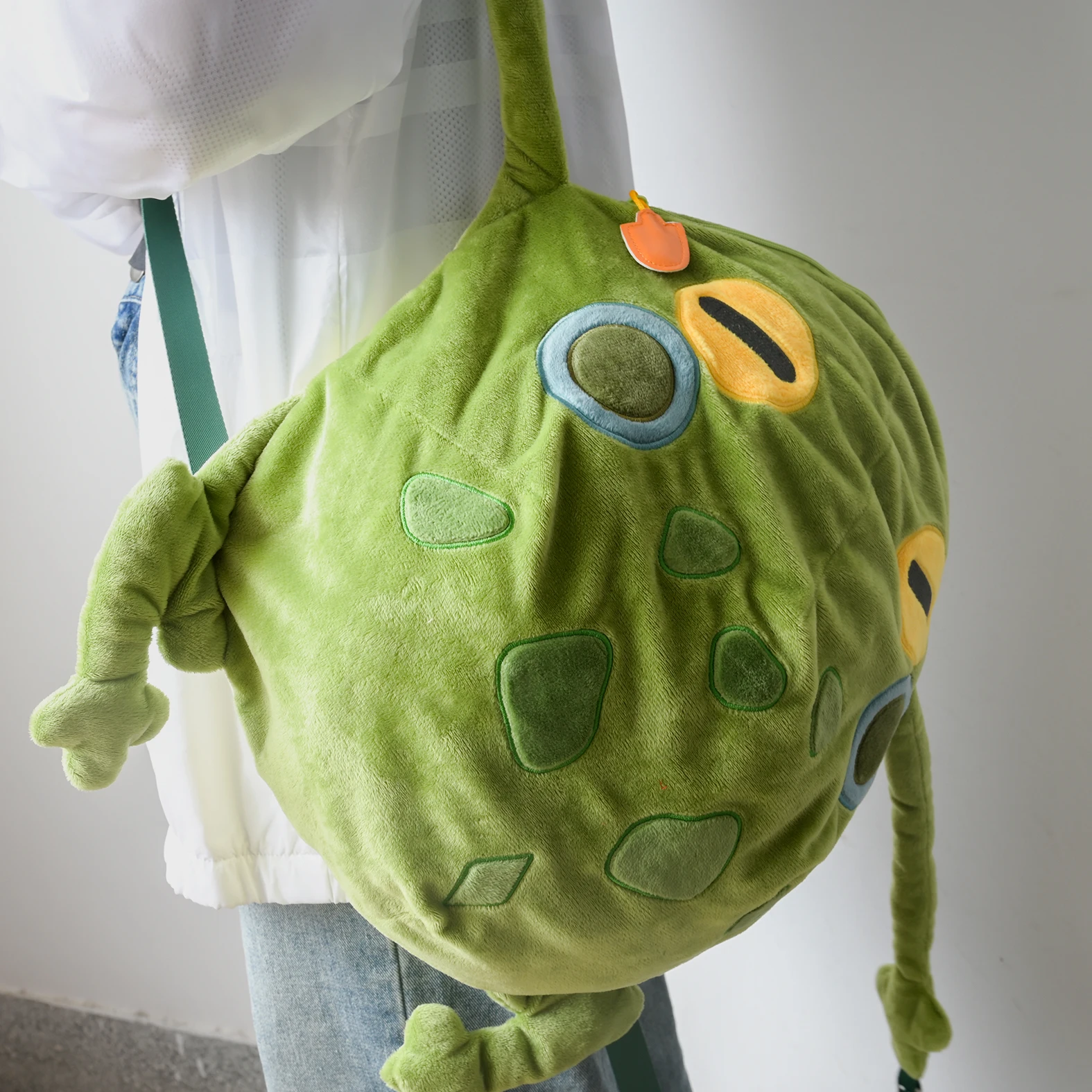 Plush Frog Bags for Kids Travel Stuffed Animal Backpacks
