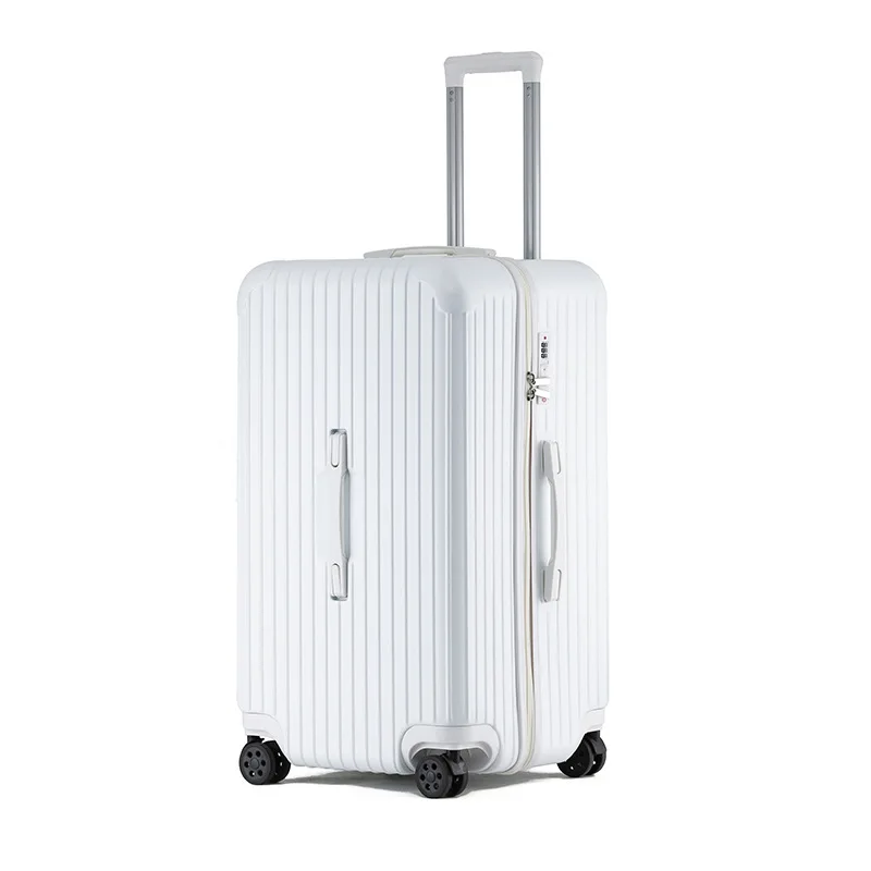 Large-Capacity Spinner Luggage Popular Trolley Suitcase Trendy Travel Case ABS Material TSA Lock Super