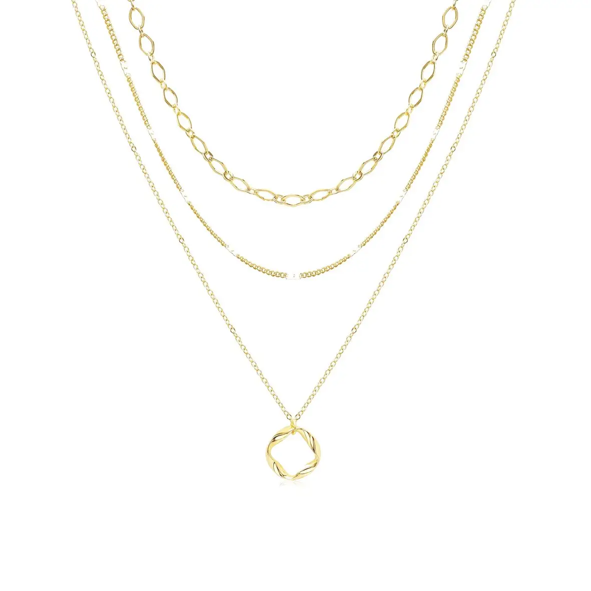 卸売 18Kゴールドジュエリー Au750 18金無垢ジュエリー 10K本物 