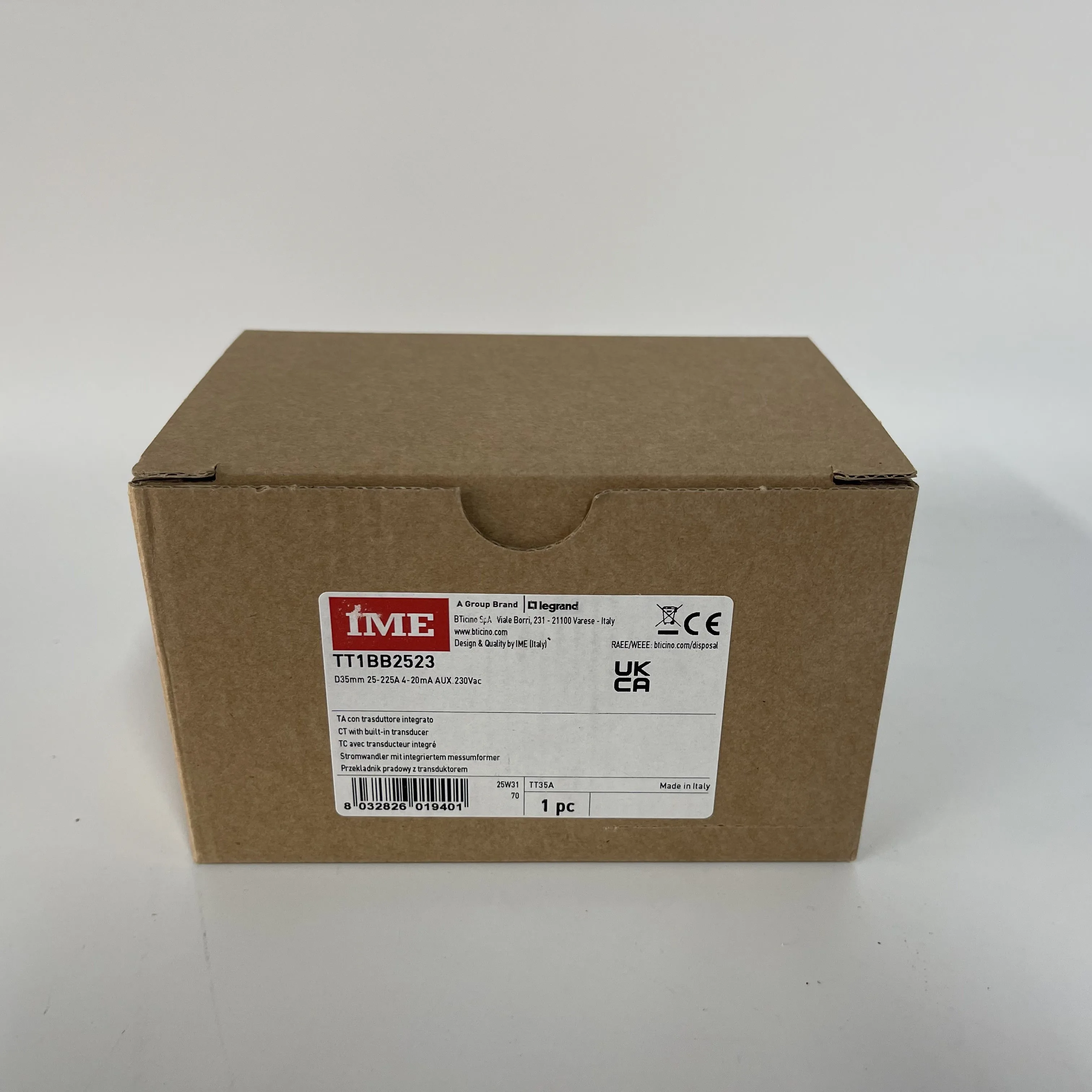 IME Current Transducer CT with built-in transducer TT1BB2523