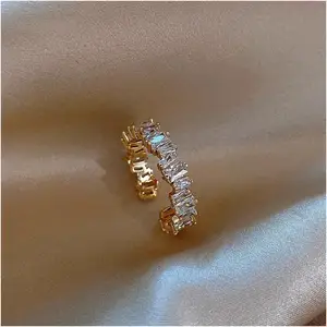 Ring Korean Anomaly Custom Charms Girls Jewelry Promotional Cartoon Party Season Copper Zircon Vintage Rings Season Christmas