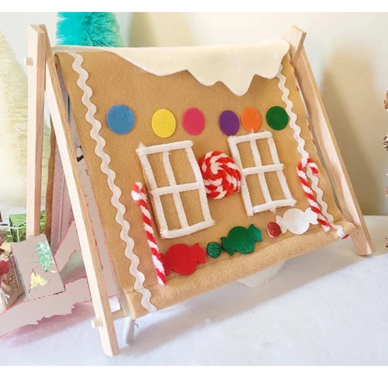 Christmas Elf Doll Accessories Pink Floral Winter Penguin Elf Tent For