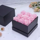 Roses Rose UO Eternal Luxury Roses Custom Wedding Gift Natural Rose Flower 9pcs 16Pcs Preserved Rose In Boxs
