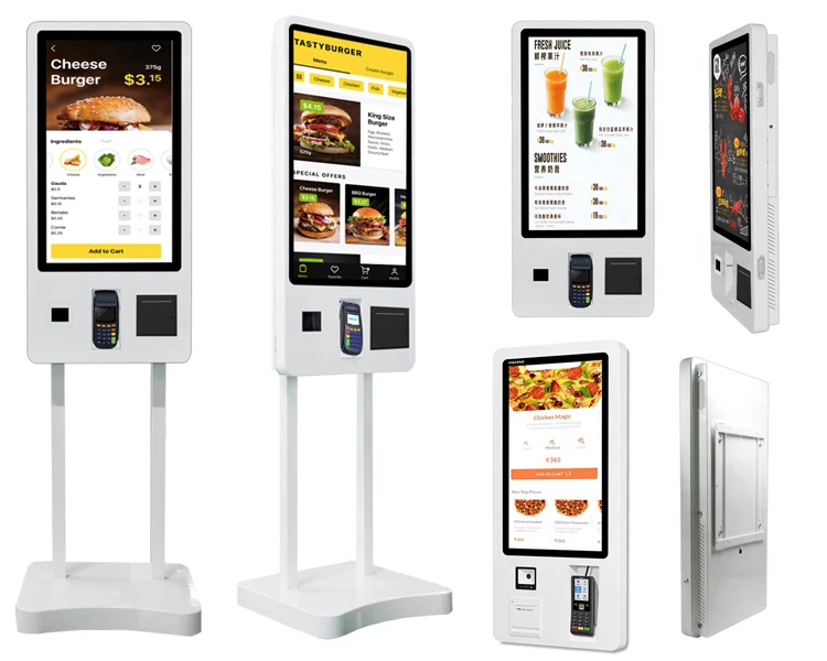 Kiosk tự thanh toán tùy chỉnh Máy đặt hàng tự động Máy thanh toán tự phục vụ Máy thanh toán tự phục vụ