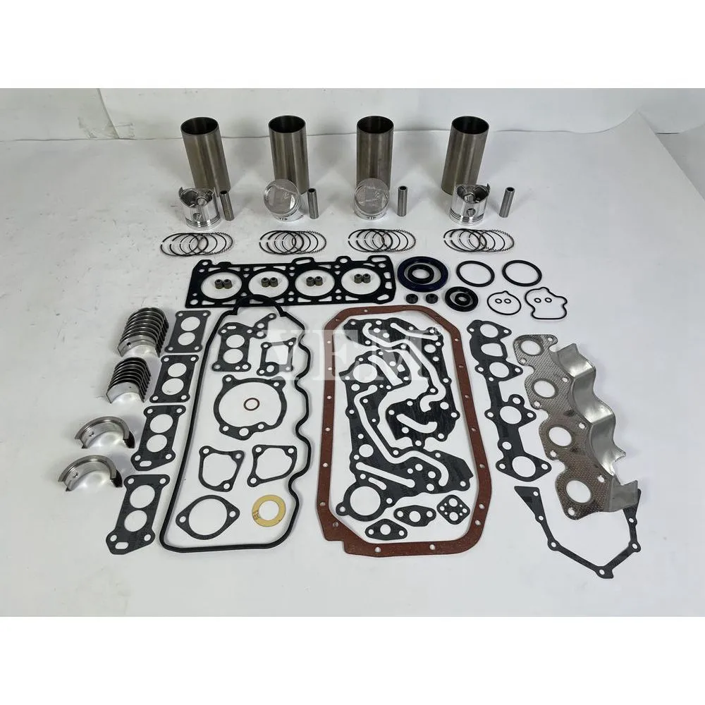 4G33 Cylinder Overhaul Liner Kit With Engine Bearings Full Gasket Set Piston Rings Liner for Mitsubishi Harvester Spare Parts