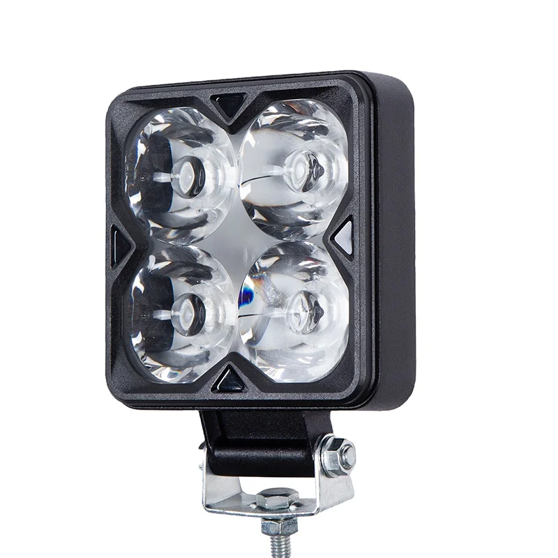 12 В 24 в светодиодный рабочий светильник 4 5 дюйма квадратный 60 Вт Водонепроницаемый COB прожектор для внедорожника автомобиля 4WD грузовика трактора ATV прицепа 4x4 10-80