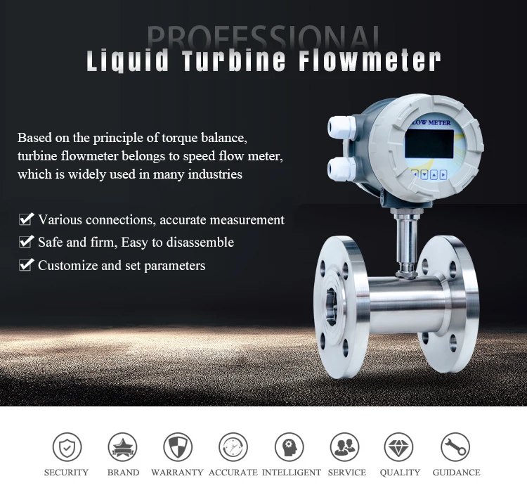 Lwgy Water Flow Meter Controller Flow Control Liquid Turbine Flowmeter ...