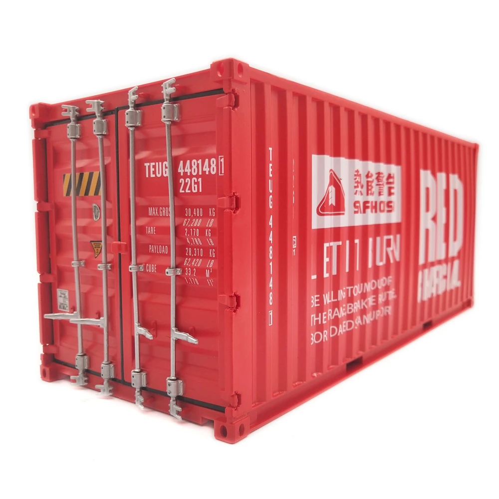 【A】30cm 1:20 vessel Shipping container model 20GP container scale model O.A.S ship model