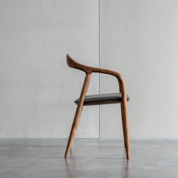 Wholesale Wooden Chair for Dinner Rooms Made Living Room Comfy Solid Wood Chairs for Sale