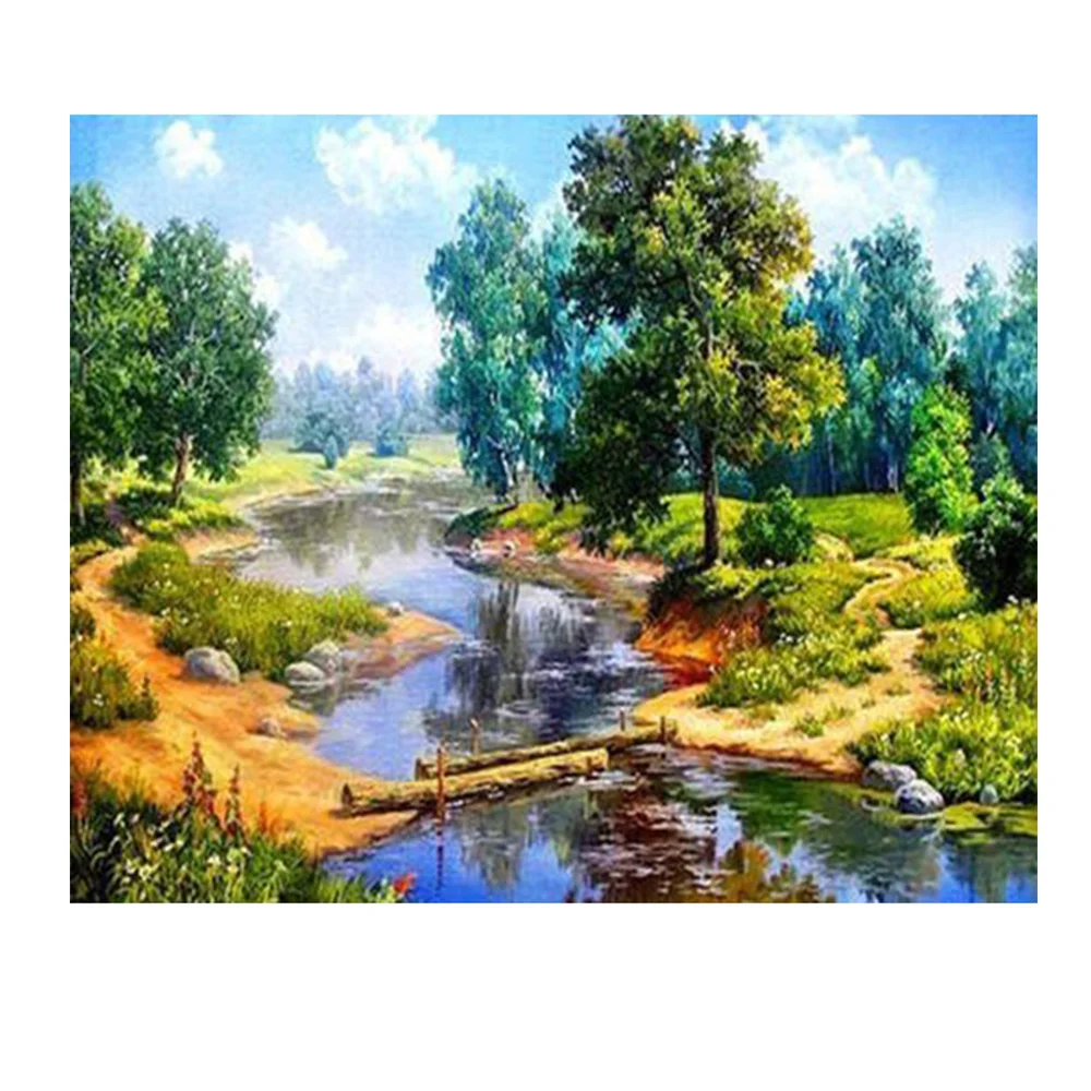 Игорь Прищепа картины горный ручей