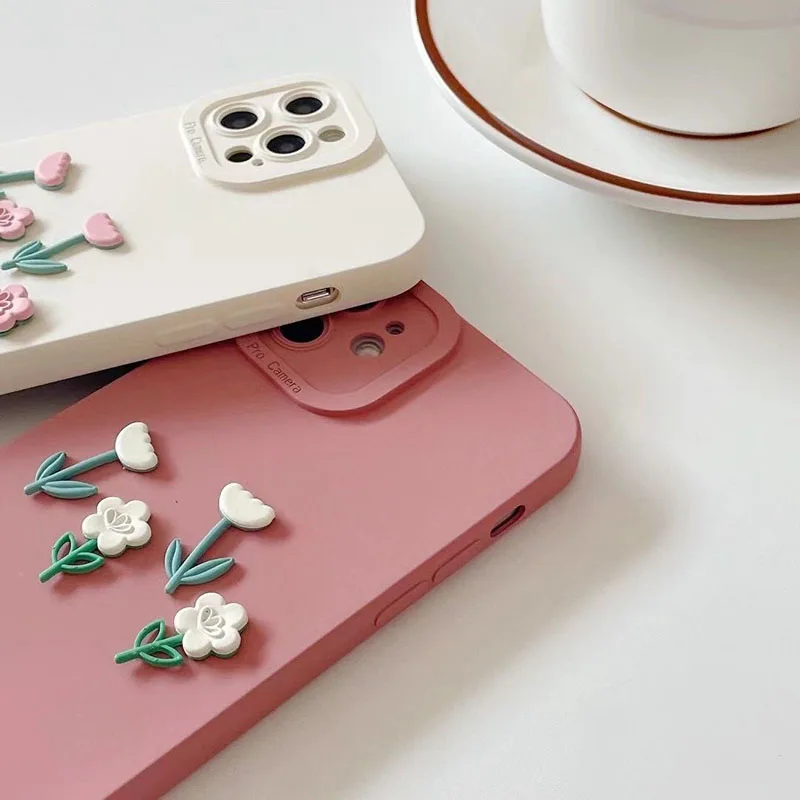 JiuWang Custodia Per IPhone 14 Plus Rosa Laser Con Bordo Ondulato E Cuore 3D - Cover Morbida Antiurto Dallo Stile Carino Romantico, Effetto Cambia Colore - Foto 14