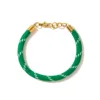 Bracciale verde 18 cm
