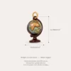 13th globe pendant Gold