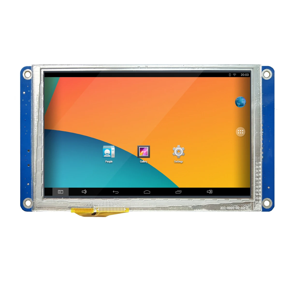 5 Inch High Brightness Display 1000cd/m2 Smart Touch Screen 480*272 Pix