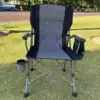 Gray horseshoe chair [thick tubing]