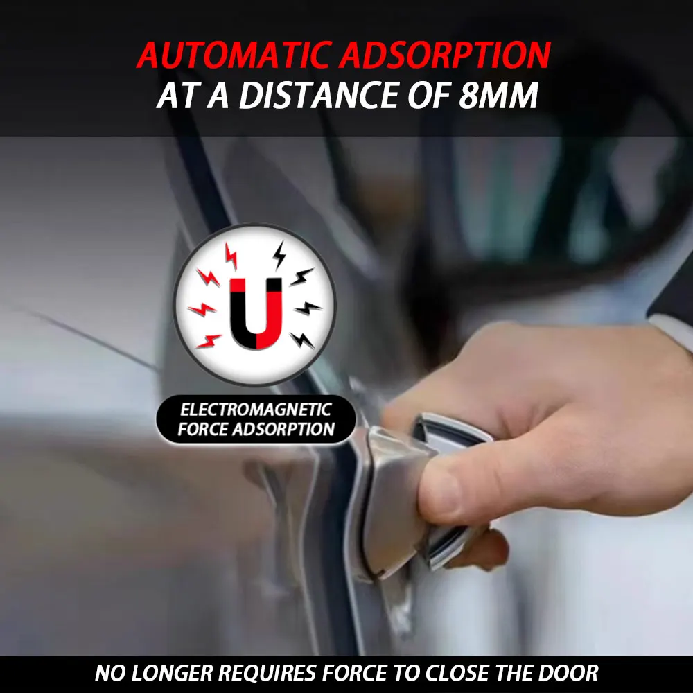 Electric Suction SOFT CLOSING VACUUM DOOR LOCK Anti-pinch Car Door Soft Closer for Defender 2020+