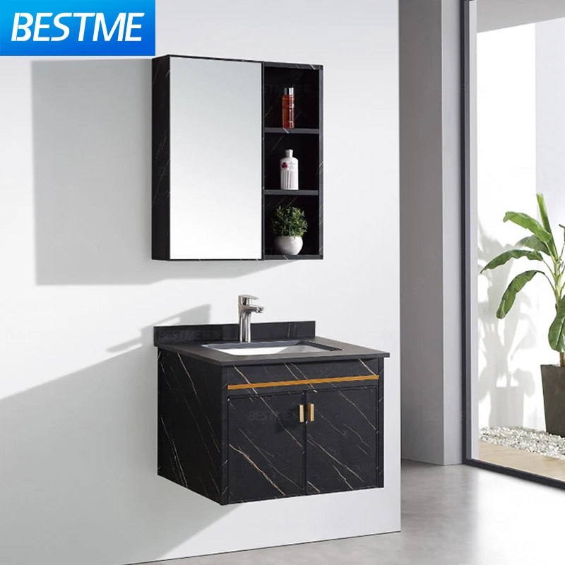 Vanity Unit Ceramic Washbasin Washroom Decor Furniture PVC