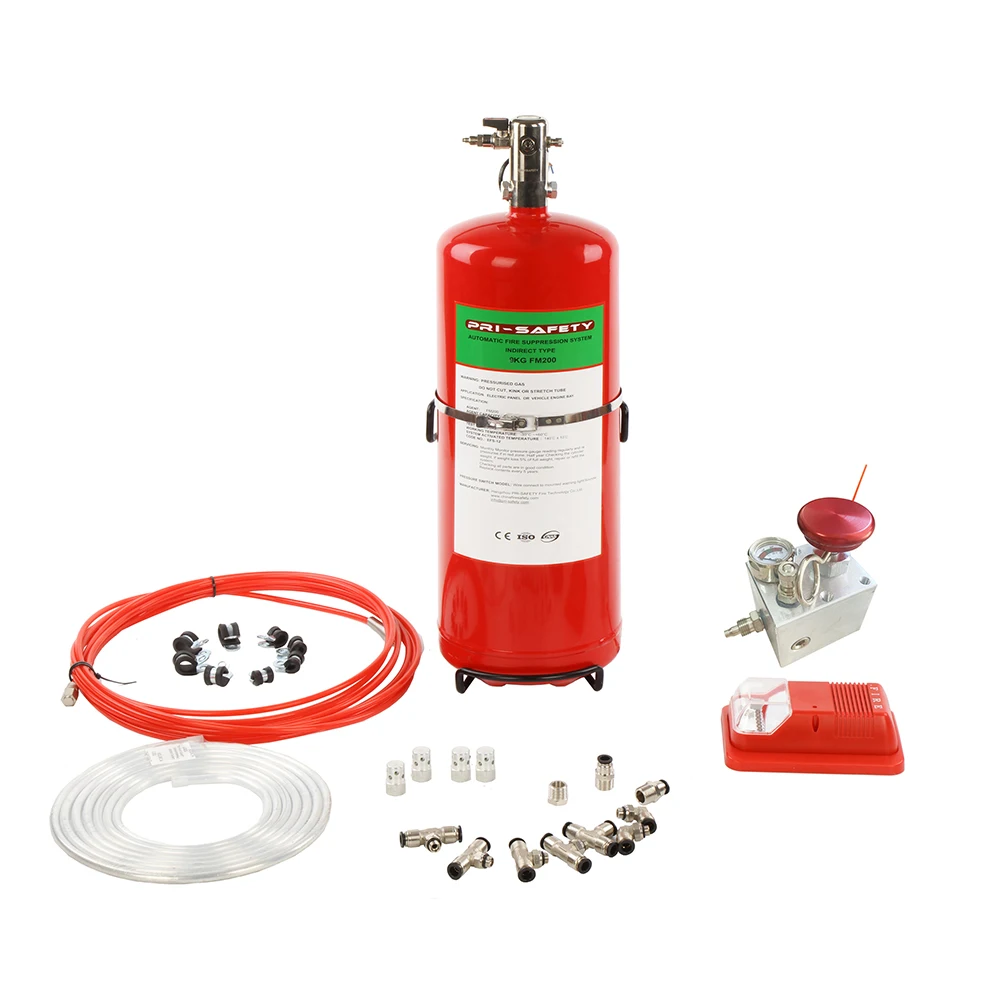 Detection Tube Fire Suppression System for Electrical Panel