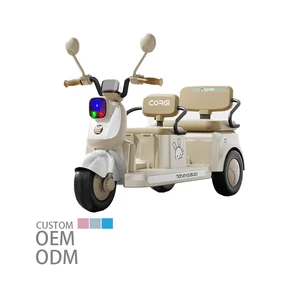 Hot Sale Double Seat Kids Electric Bike for 2-7 Years Old Tricycle Electric Motorcycle