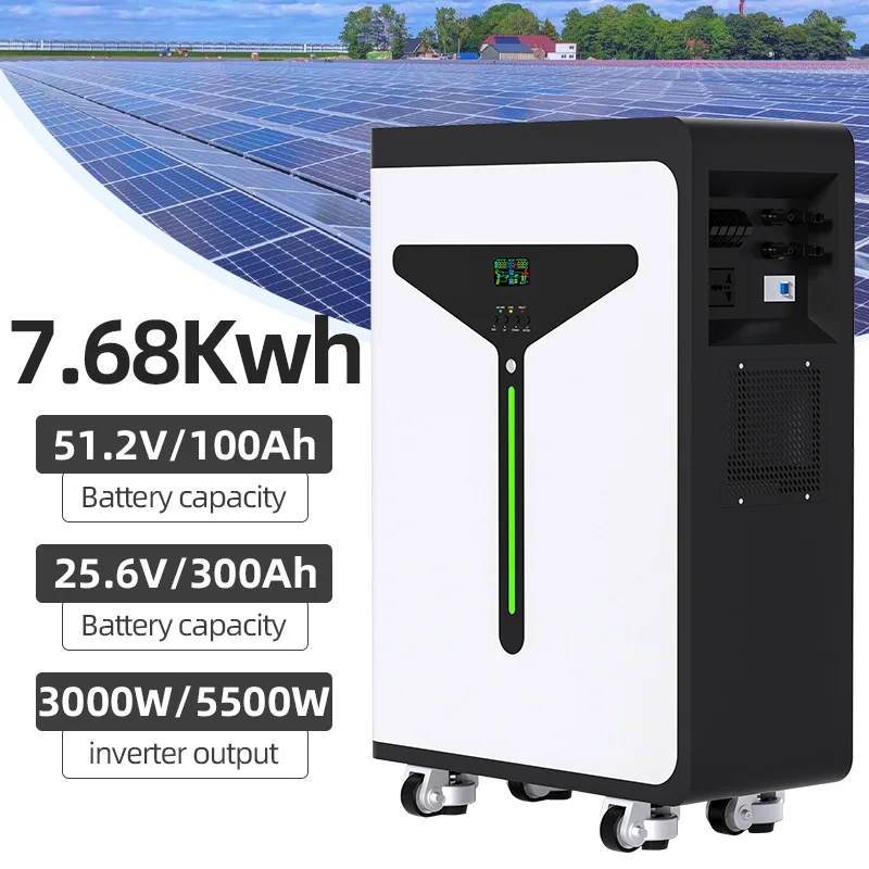 High Quality Home Solar Power Station with Battery and Inverter 3000W 5500W Hybrid Solar System