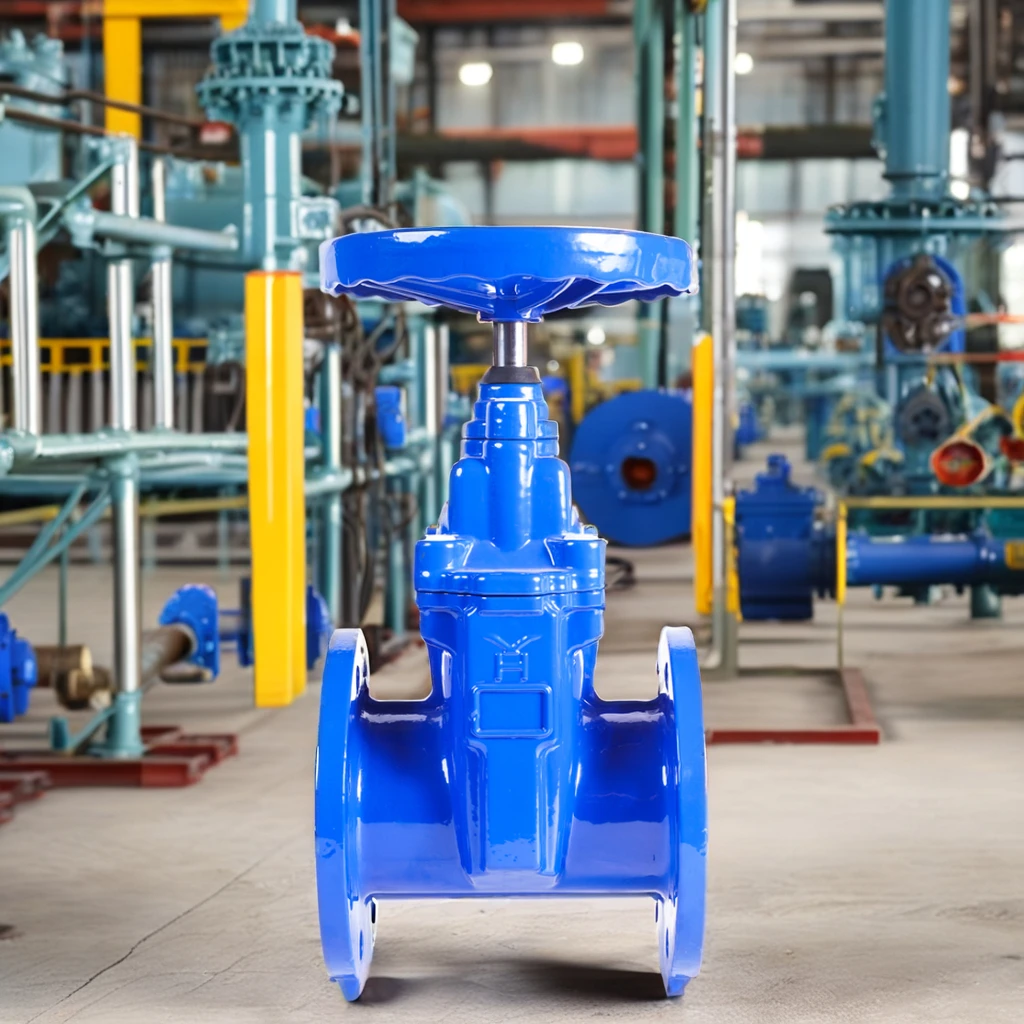 PN10 PN16 Resilient Seated Sluice Gate Valve Hand Wheel Operated GGG50 BS5163 Class Made of Ductile Cast Iron WCB Class 150 factory