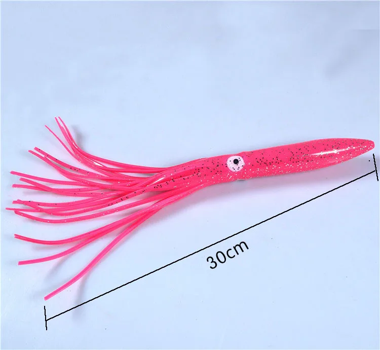 JSHANMEI Hoochie Octopus Skirts - 12cm Soft Plastic Trolling Lures For Squid Rigs, Assorted Colors (20 Or 40pc) - View #11