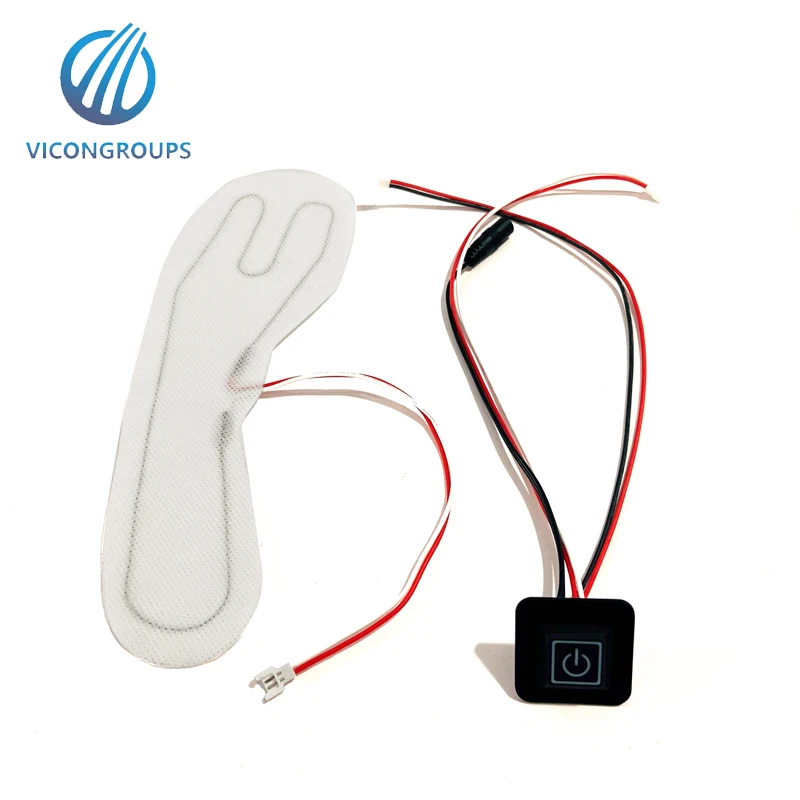 Temperature Control Push Button Switch for Heated Clothes - 3.7V to 24V ...