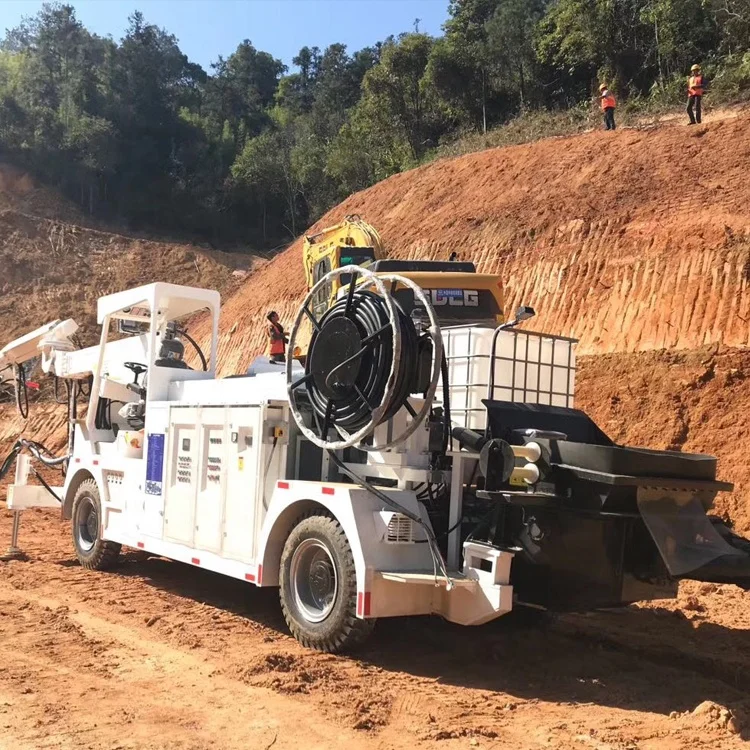 30 кубических метров Shotcrete робот мокрый бетон спрей shotcrete машина для распыления бетона