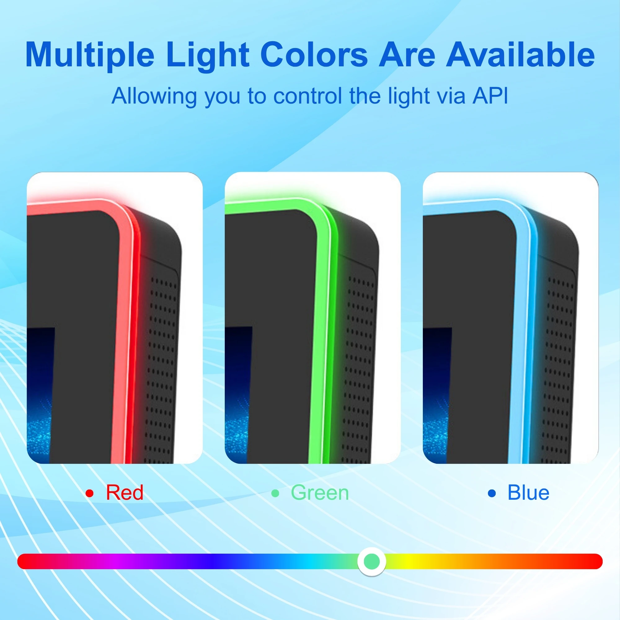 10.1 Inch Android 11 Commercial Display Advertising Tablet Touch Screen Edge LED Light 2+16GB Compatible PC for Mobile Payment