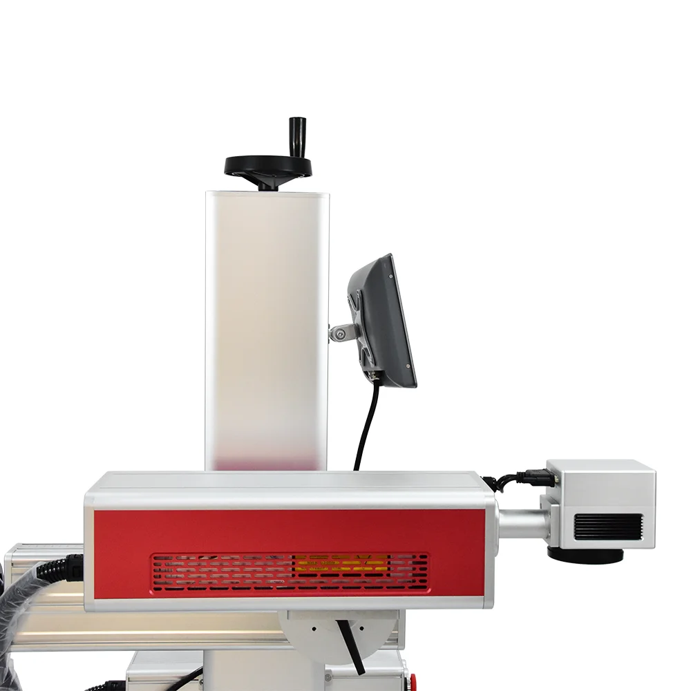 Automatic Production Line CO2 Flying  Laser Marking Machine 20w 30w 60W Laser Printer for Plastic Paper Carton Box