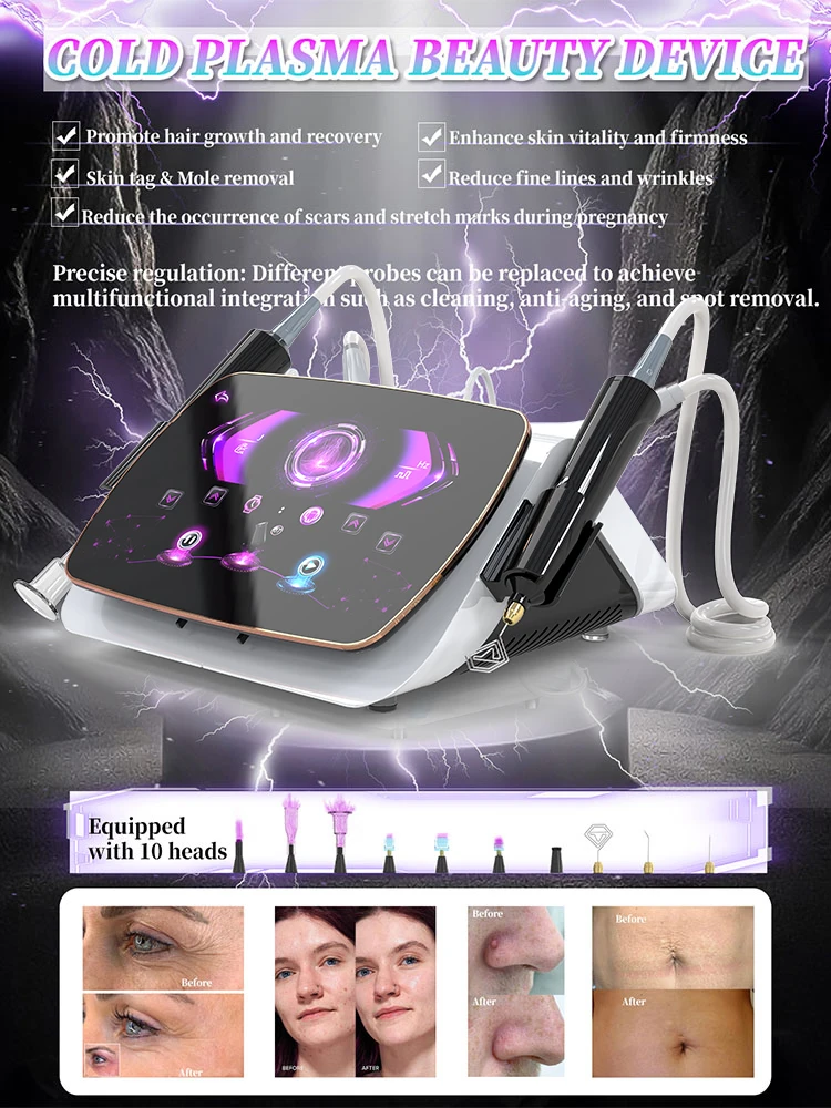 2025 Professional Portable Plasma Beauty Equipment ABS Standing for Legs/Arms US CN Skin Tightening Collagen Increase Wrinkle