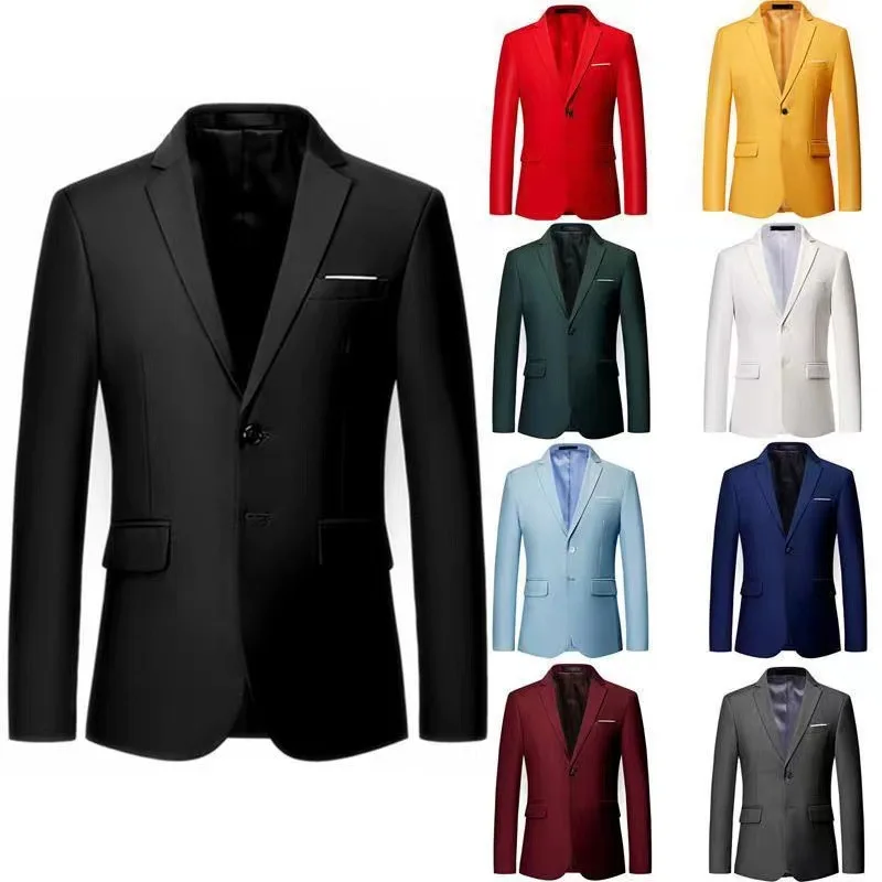 3103 Latest Design Arrival 2025 Autumn Fashion Men Casual Suit Jacket Business Coat Plus Size M-6XL Blazer