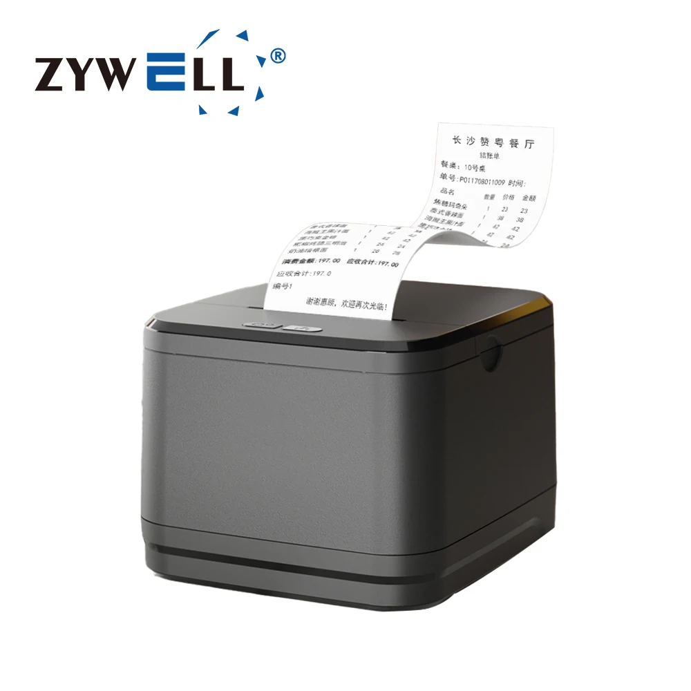 ZYWELL IOS Android Pos Printer 58mm 2inch bluetooth Wifi Usb Lan Thermal Receipt Printer