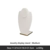 Beige jewelry display stand-medium