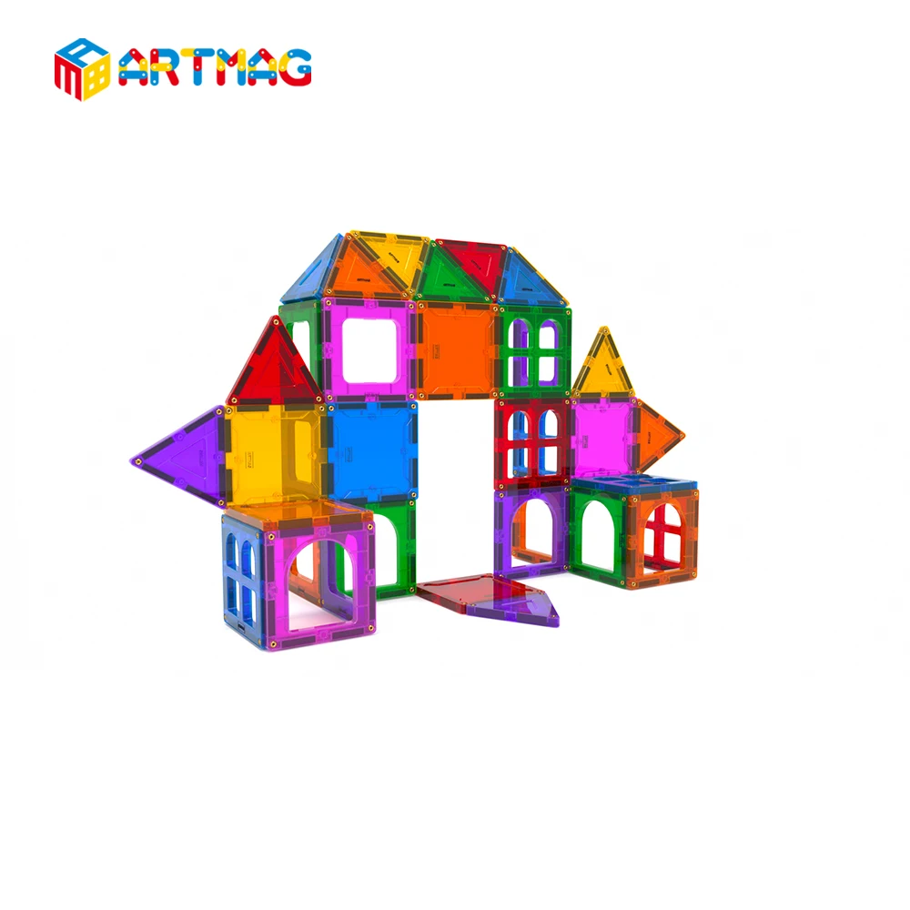 Colorful Window Magnetic Blocks Toys Construction Blocks Magnetic Tiles Kids Buy Magnetic Blocks