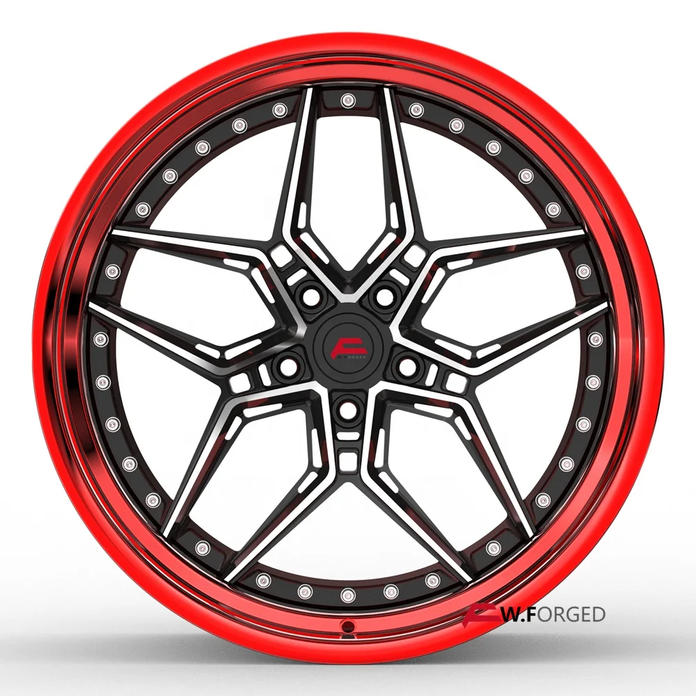 2-piece Forged Wheels 17 18 19 20 21 22 Inch Deep Lip Forged Alloy ...