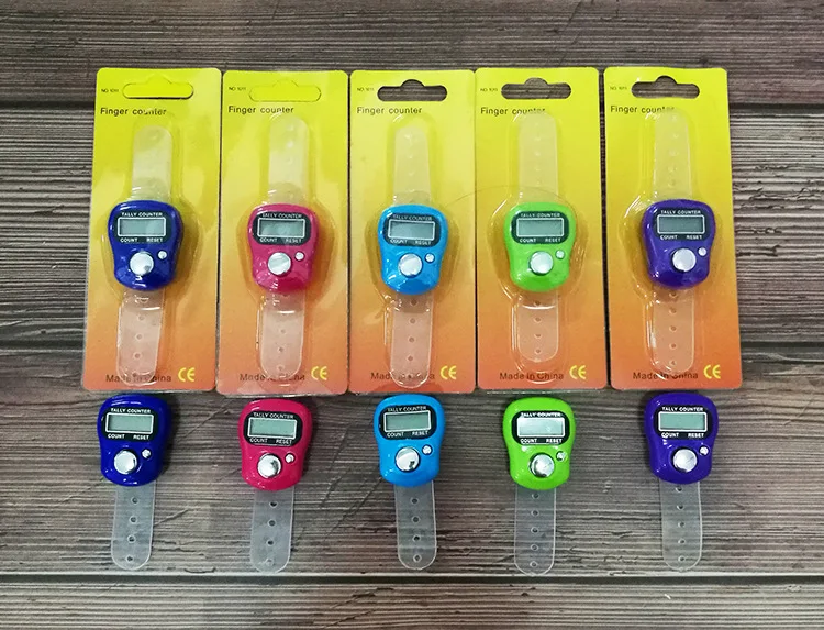 Zikr Ring Compteur De Doigts - Compteur De Doigts électronique à LED - Manuel Le Doigt Led