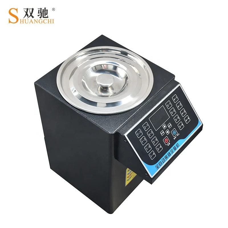 7.5L Fully Automatic Bubble Tea Syrup Dispenser 16 Grid Fructose Quantitative Machine for Bakery Use