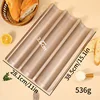 Wide-sided 3-slot baguette-gold