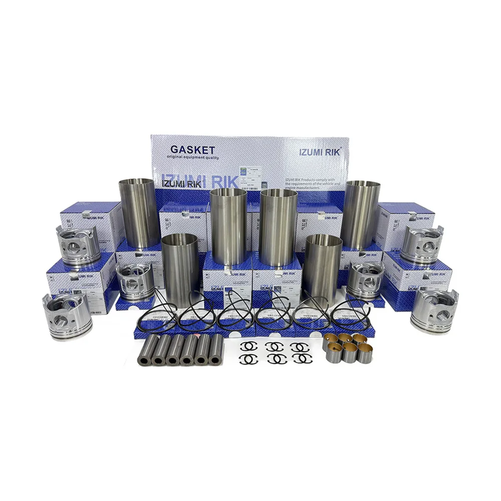 IZUMI RIK S6E, S6E2, S6K, S6N Overhalingssett komplett for Mitsubishi Reservedeler til dieselmotorer