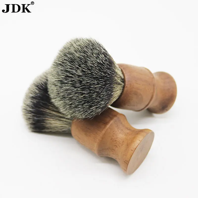Китай, JDK, лучший барсук, волосы, ореховая древесина, кисть для бритья, крем, мыло, кисть для бороды