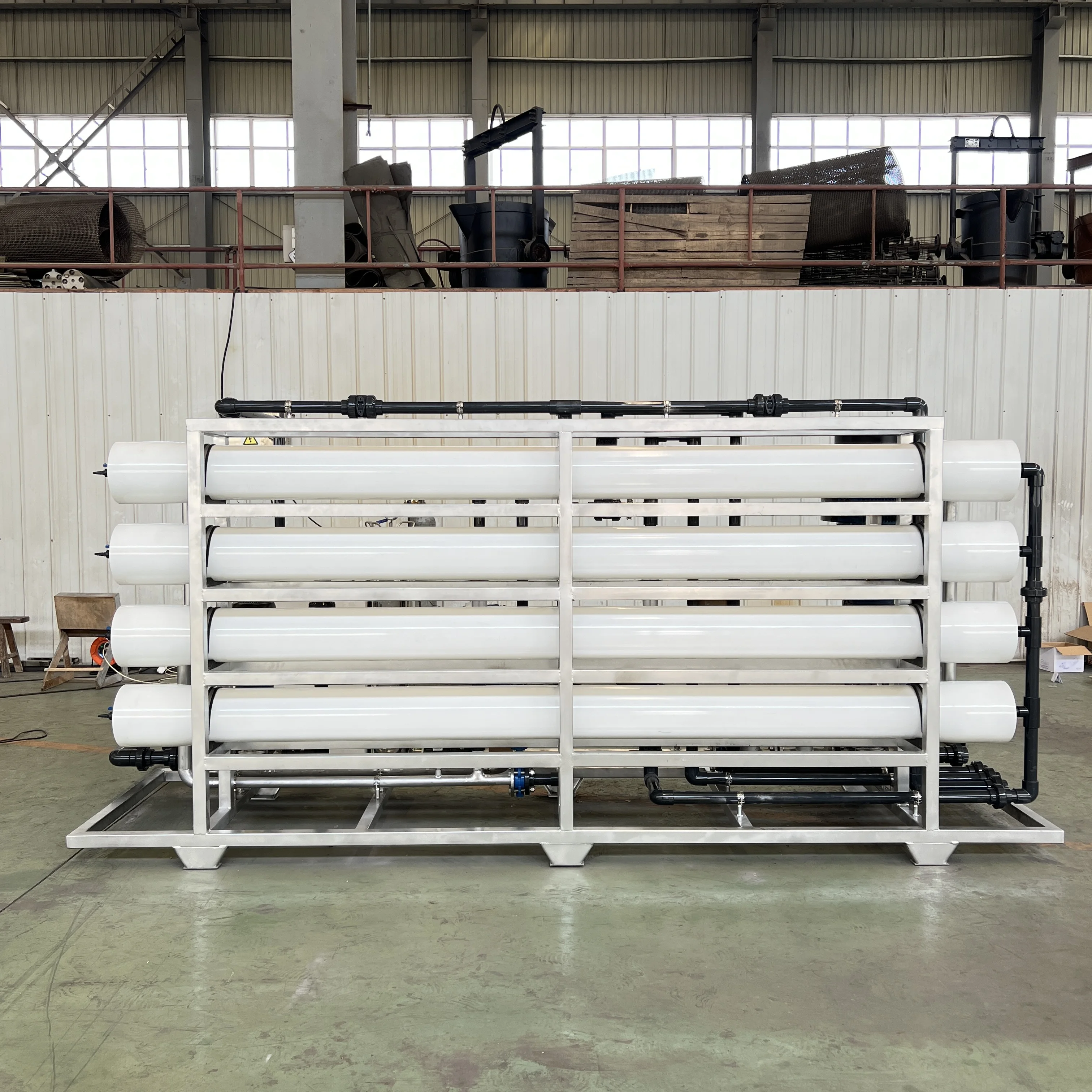 1000-2500LPH  CE Certified Water Treatment Plant with RO System for Salt Underground Well Water Purification in Farm Irrigation