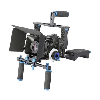 YELANGU D221 Professional Dslr Shoulder Rig Kit DSLR Video Camera Stabilizer Movie Shooting Equipment detail image