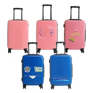 Wholesale ABS 3D Maleta De Viaje 20 Inch Children Carry on Travelling Trolley Suitcase Kids Luggage