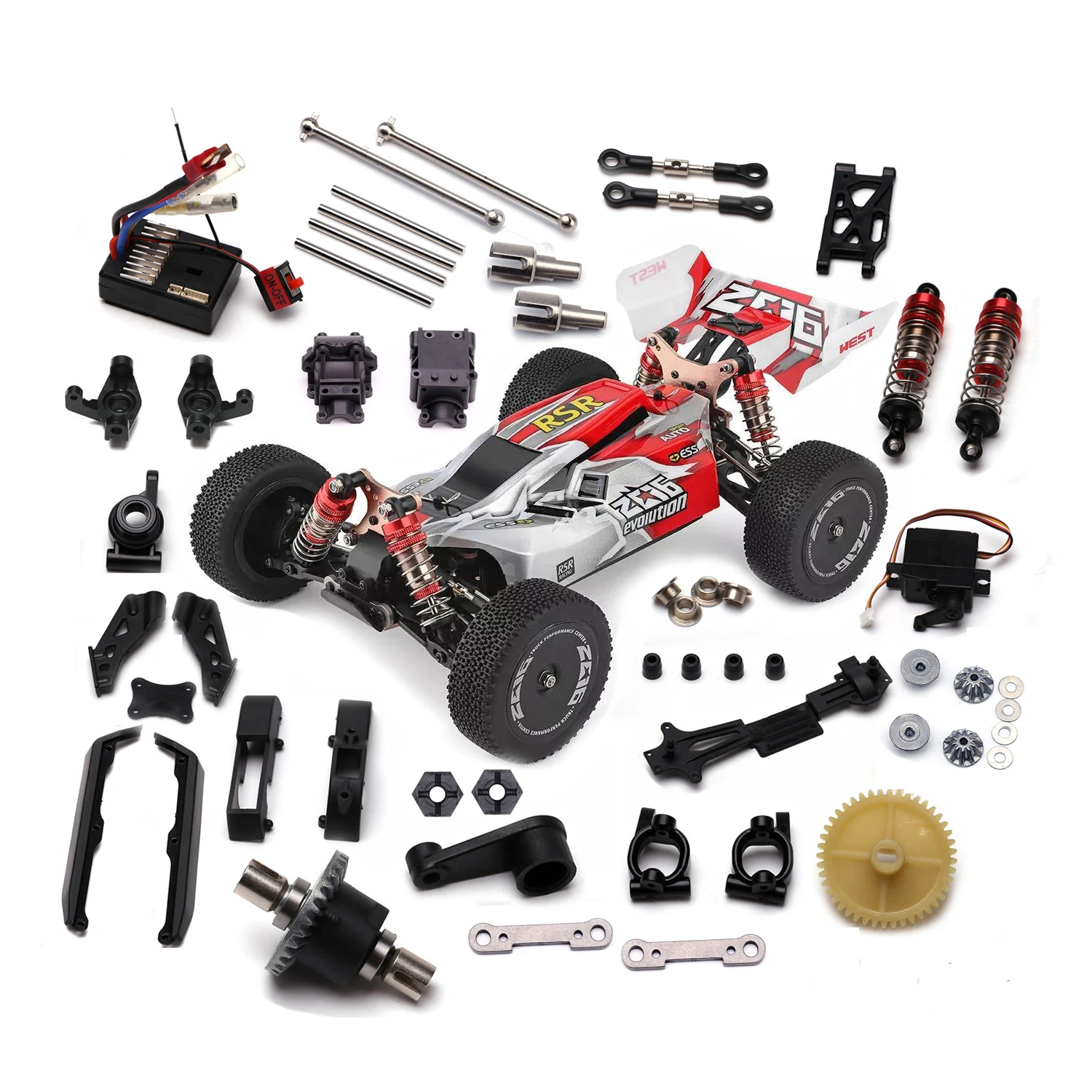 Compatible With Wltoys 144001 1/14 RCカーパーツ交換用アクセサリー