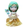 Gold Princess with fabric dress